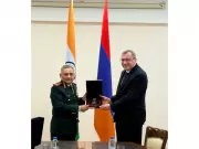 CDS Gen Chauhan Meets Armenian Deputy Defence Minister to Strengthen Strategic Ties