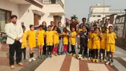 Chabbewal MLA Honors Local Football Team for Winning Gold Medal