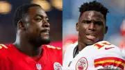 Chiefs' Chris Jones Calls Tyreek Hill Back to Kansas City After Dolphins Release