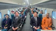 CM Yogi Adityanath Rides Japan's Maglev Train, Pitches UP as Investment Hub