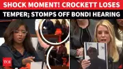 Congressional Hearing Erupts as Crockett Walks Out After Bondi Clash Over Epstein Files