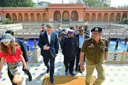 Croatian PM Andrej Plenkovic Visits Taj Mahal, Agra Fort with Family