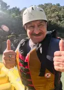 Dalip Tahil, 73, Braves Ganges River Rafting Adventure in Rishikesh