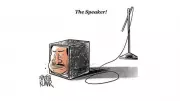 Deccan Herald Cartoon Critiques Lok Sabha Speaker's Role in Parliament
