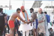 Deputy CM Samrat Choudhary Inaugurates 'Mati Ka Bal Dangal' Wrestling Event in Jamui