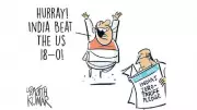 DH Toon: India's 18-0 Victory Over US Sparks Global Debate