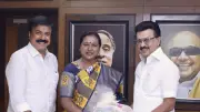 DMDK Joins DMK Alliance, Premallatha Meets Stalin in Chennai