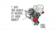 Editorial Cartoon: 'Let India Awake' - A Satirical Take on Current Affairs