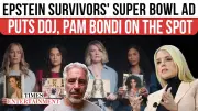 Epstein Survivors Launch Super Bowl Ad Demanding DOJ Transparency