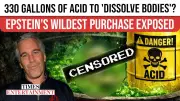 Epstein's 330-Gallon Acid Purchase Aligns With FBI Probe Launch, Internet Erupts