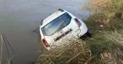 Family of Three Perishes as Car Plunges into Canal in Auraiya