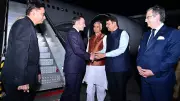 French President Emmanuel Macron Arrives in Mumbai for Strategic Talks with PM Modi