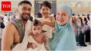 Gauahar Khan & Zaid Darbar Reveal Son Farwaan's Face During Holy Umrah Pilgrimage