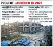 Ghaziabad Railway Station Revamp Misses Another Deadline, Only 40% Work Done