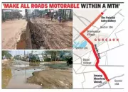 Haryana CM Saini Orders 24-Hour Pothole Fix on Gurgaon's Dwarka Expressway Link