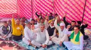 Haryana Farmers Persist in Protest for Link Roads Along Karnal Eastern Bypass