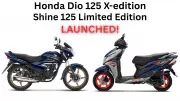 Honda Launches Dio 125 X-Edition Scooter & Shine 125 Limited Edition in India