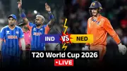 India vs Netherlands T20 World Cup 2026 Live: Narendra Modi Stadium Hosts Thrilling Clash