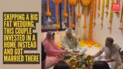 Indian Couple Skips Lavish Wedding, Invests in Dream Home Instead