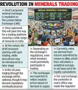 India's Mineral Exchange, Modeled on LME, Set for Launch with IBM Draft Rules