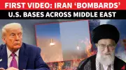 Iran Launches Ballistic Missile Barrage on US Bases Across Gulf; Video Emerges