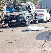 JD(U) MLA Niranjan Kumar Mehta Escapes Major Injury in High-Speed Car Crash on NH-31