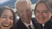 Joe Biden Spotted Riding Amtrak Train, Sparking Social Media Buzz