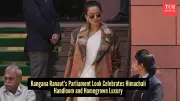 Kangana Ranaut's Parliament Fashion Redefines Political Power Dressing in India