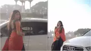 Kannada Actress Amoolya Gowda Celebrates Birthday with Luxury Audi Gift