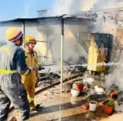 Kanpur Apartment Fire Erupts After Temple Lamp Topples, No Casualties Reported