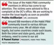 Karnataka's Hakki Pikki Community Members Stranded in Chad Over Visa Issues