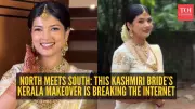 Kashmiri Bride's Viral Kerala Bridal Look Celebrates Cultural Harmony
