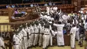 Kerala Assembly Erupts in Chaos Over Sabarimala Temple Gold Controversy