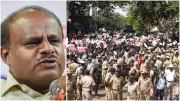 Kumaraswamy Criticizes Karnataka Government Over Vacancies Amid Dharwad Protests