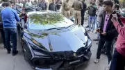 Lamborghini Plows into Crowd in Kanpur, Injuring Six in High-Speed Crash