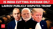 Lavrov Rejects Trump's Claim on India-Russia Oil Deal, Questions Modi's Silence