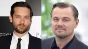 Leonardo DiCaprio and Tobey Maguire's Unscripted Super Bowl Party Moment