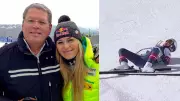 Lindsey Vonn's Olympic Downhill Crash Ends in Broken Leg, Father Demands Retirement