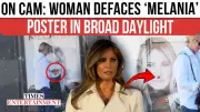 Los Angeles Bus Stop Vandalism: Woman Defaces Melania Poster Amid Transit Ad Crisis