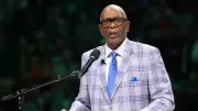 Magic Johnson Honors Mark Aguirre After Mavericks Jersey Retirement