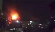 Major Fire Engulfs Three-Storey Building in Kullu Village, Himachal Pradesh