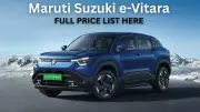 Maruti Suzuki e-Vitara Electric SUV Price List Revealed with Variants and Features