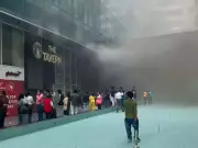 Mass Evacuation in Kolkata's Sector V After Fire Breaks Out at Gothic-Themed Pub