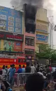 Massive 18-Hour Fire Ravages Bhubaneswar Market Complex, No Casualties Reported