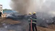 Massive Fire Engulfs Over 70 Vehicles in Pune's Yerawada, No Casualties Reported