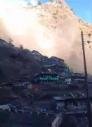 Massive Landslide Strikes Kullu in Himachal Pradesh, Causing Widespread Panic