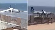 Miraculous Escape: All 55 Safe as Somali Plane Crashes After Technical Fault