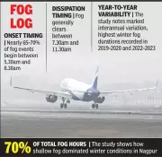 Nagpur Airport Faces Rising Winter Fog Threat, January Most Affected: Study