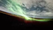 NASA Captures Stunning Green Aurora Ribbons from Space Station
