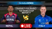 Nepal vs Italy T20 World Cup 2026 Live: Nepal Aims for Victory After England Heartbreak